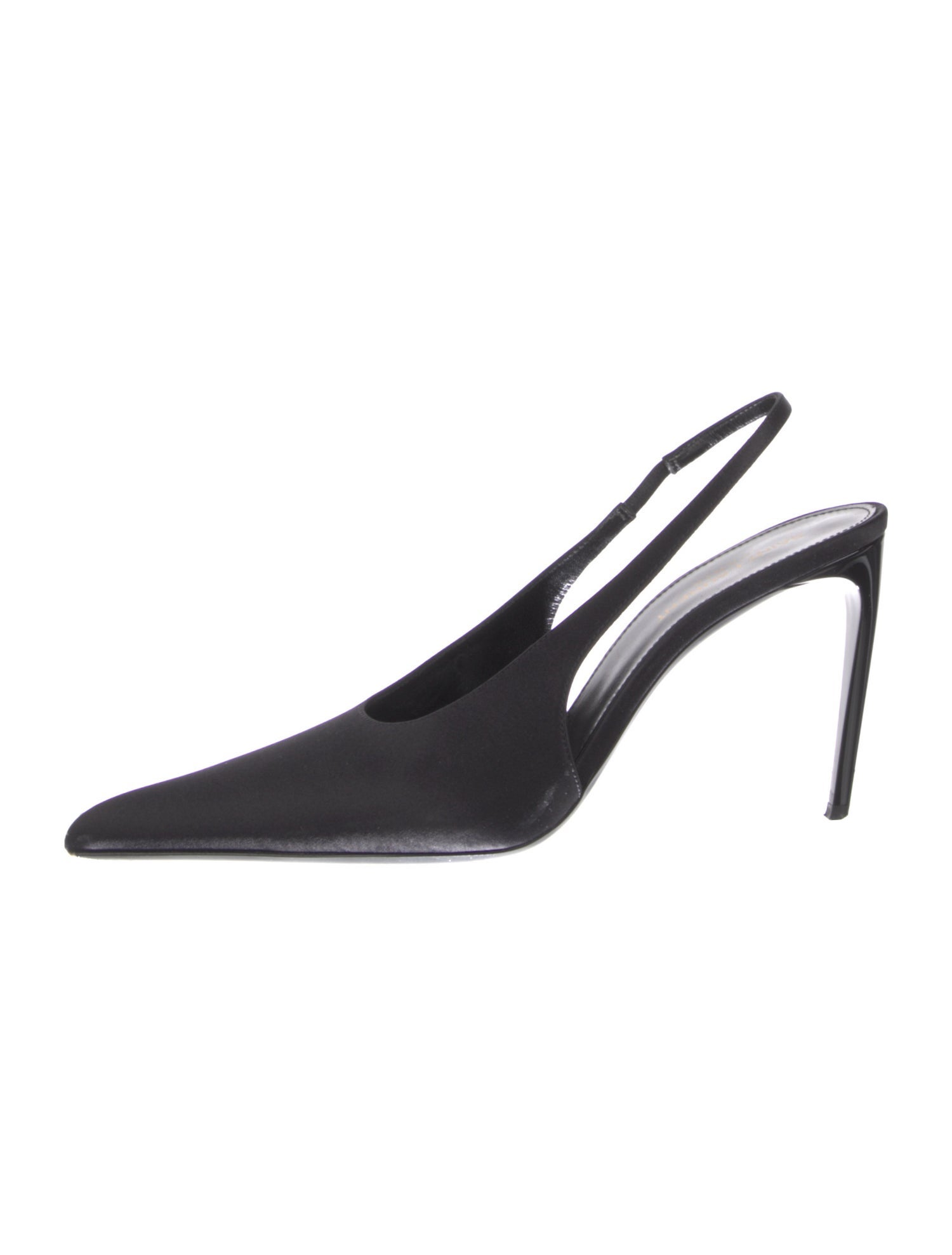 Saint Laurent Satin Slingback Pumps