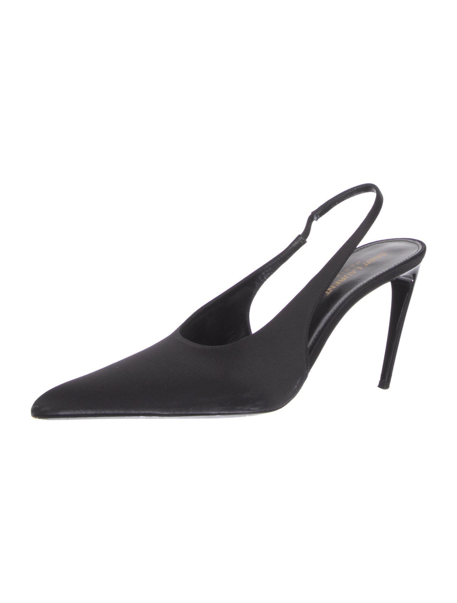 Saint Laurent Satin Slingback Pumps