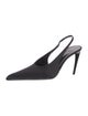 Saint Laurent Satin Slingback Pumps