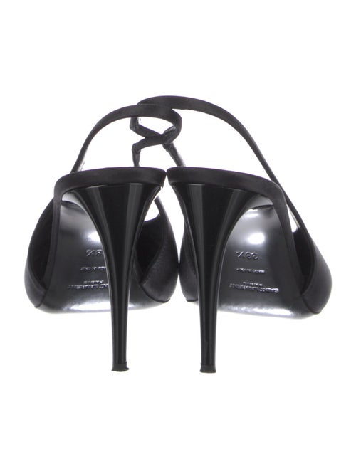 Saint Laurent Satin Slingback Pumps