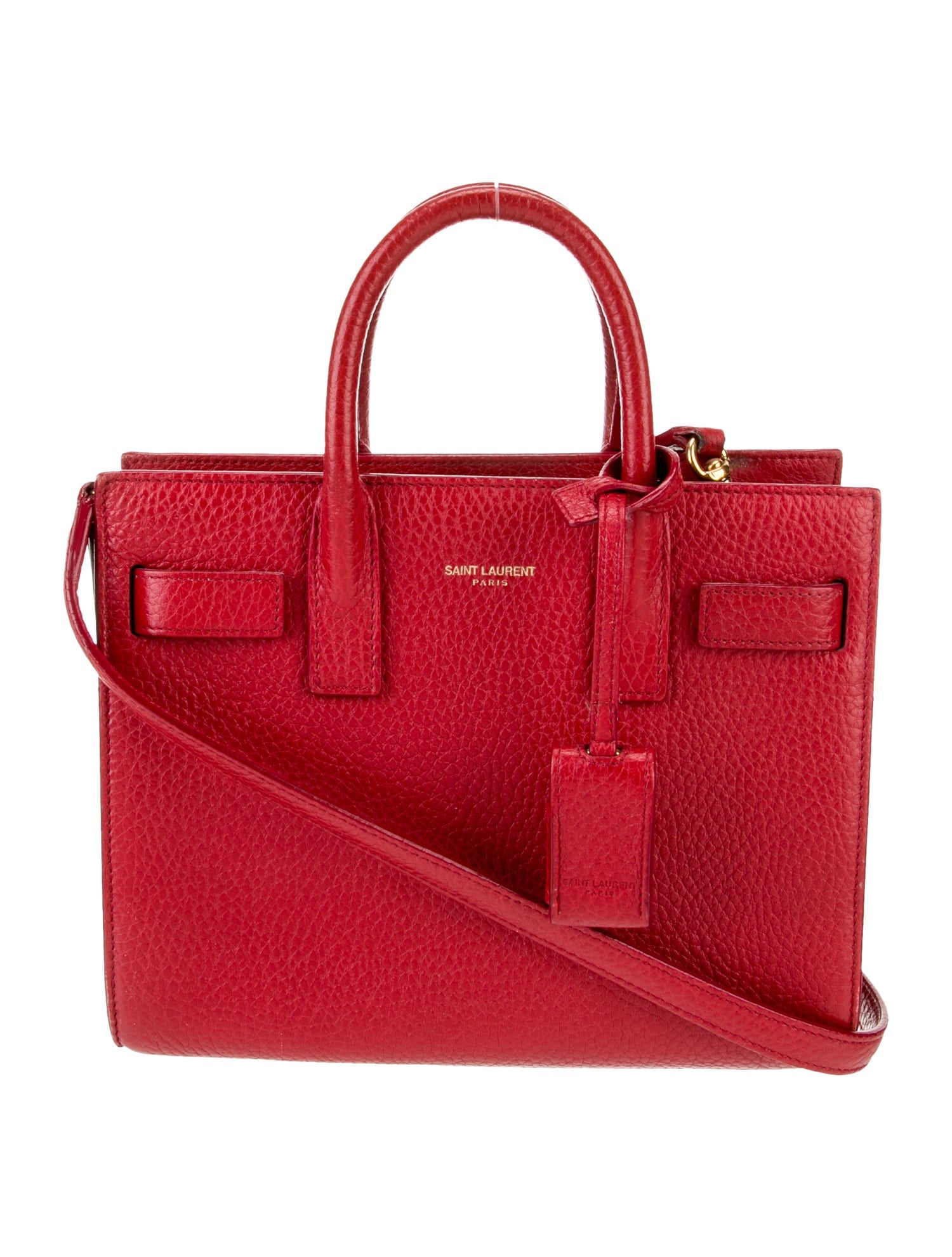 Saint Laurent Leather Sac De Jour