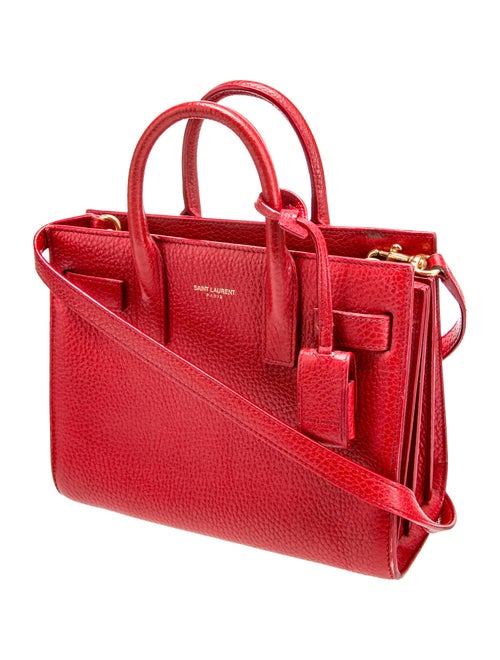 Saint Laurent Leather Sac De Jour