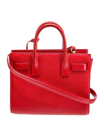 Saint Laurent Leather Sac De Jour