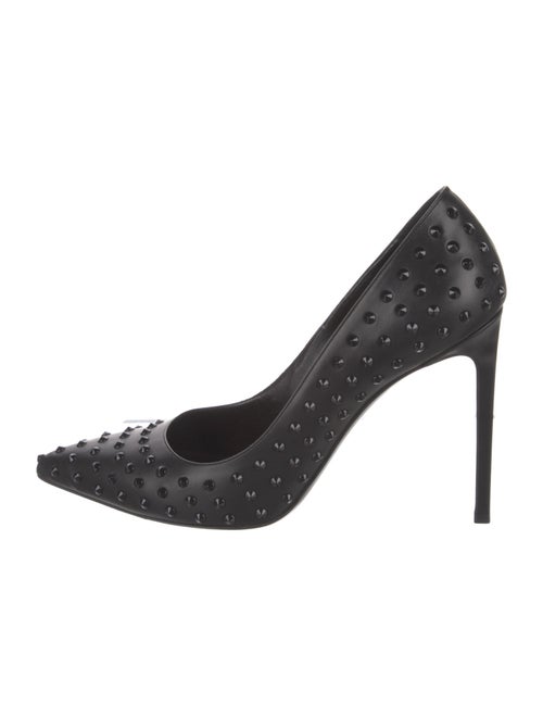 Saint Laurent Leather Studded Accents Pumps