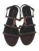 Saint Laurent Leather Slingback Sandals