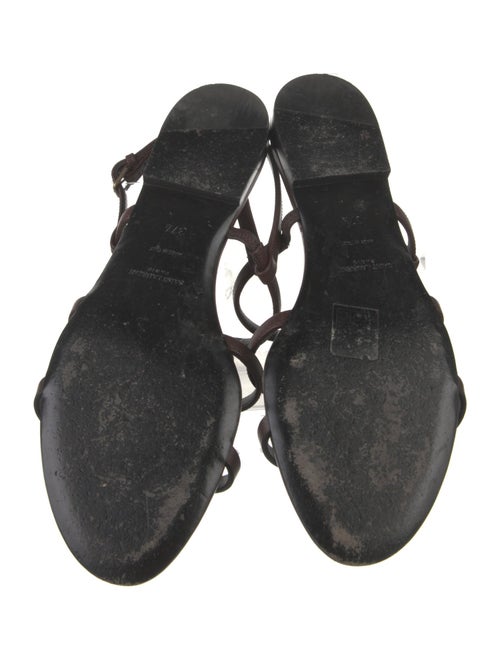 Saint Laurent Leather Slingback Sandals