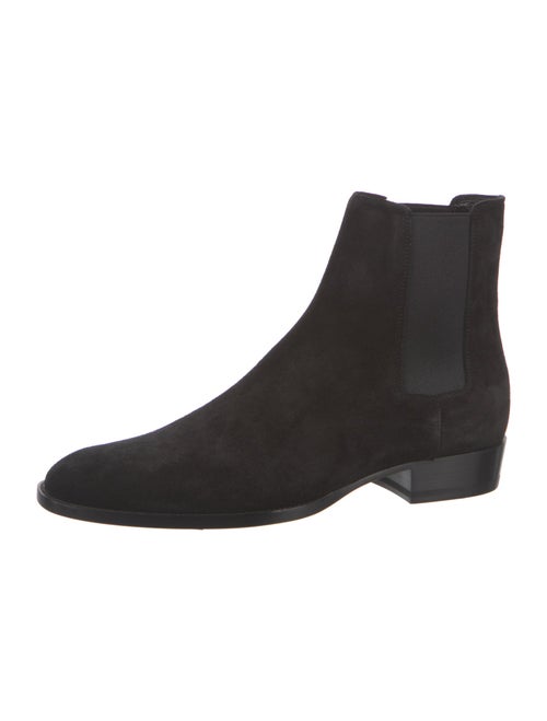 Saint Laurent Suede Chelsea Boots