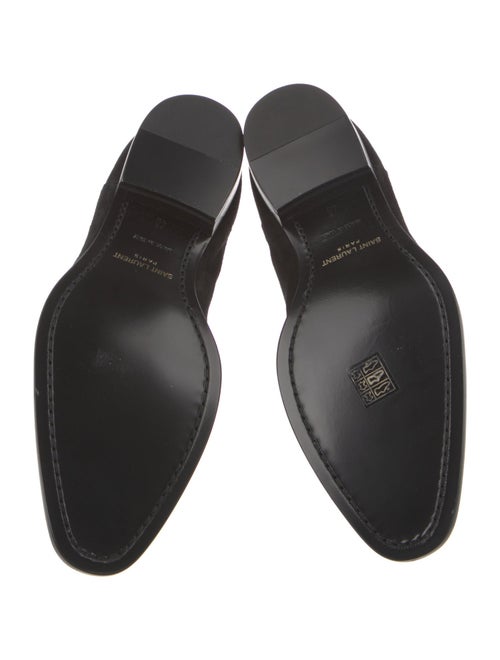 Saint Laurent Suede Chelsea Boots