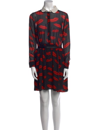 Saint Laurent Silk Mini Dress