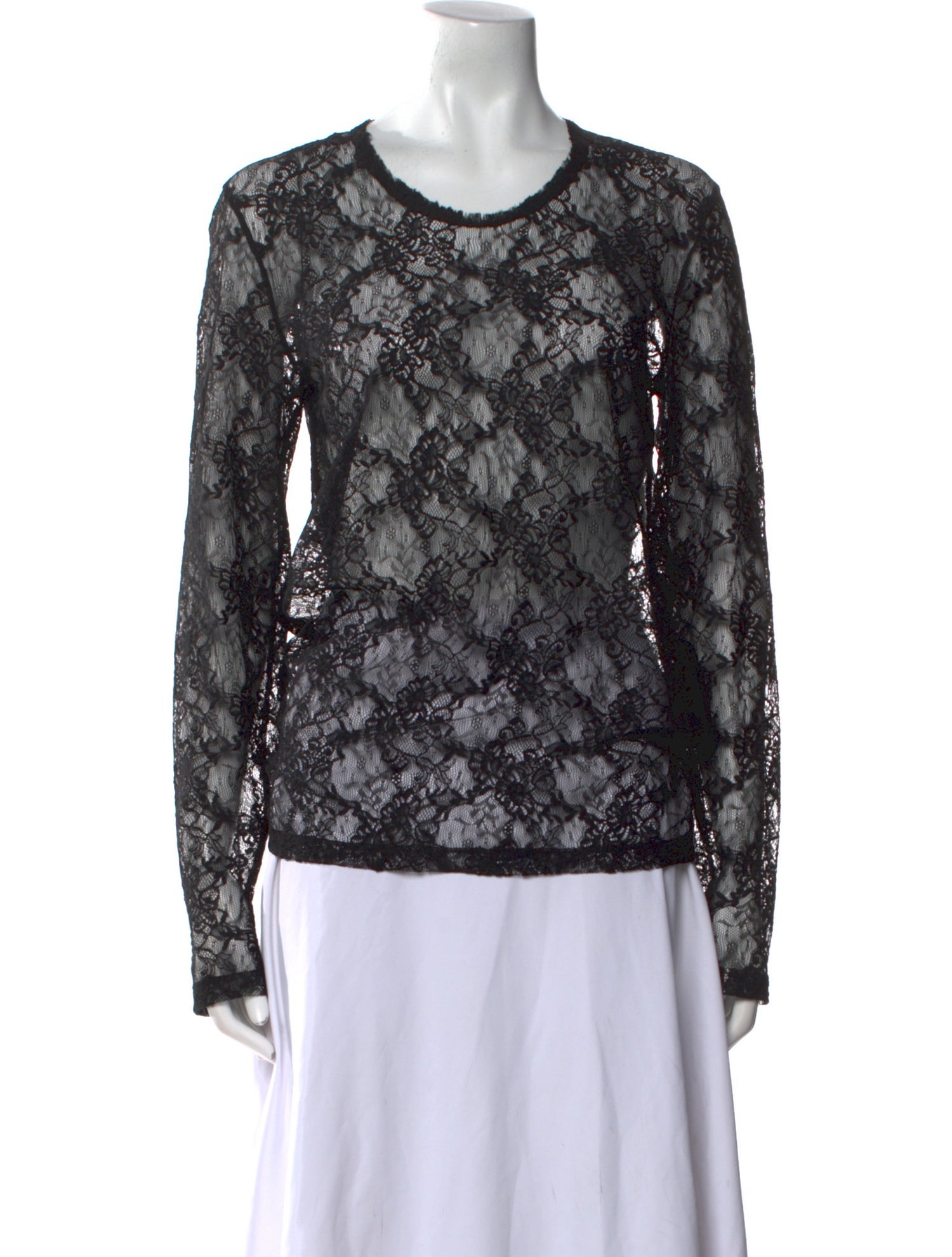 Saint Laurent 2021 Lace Top