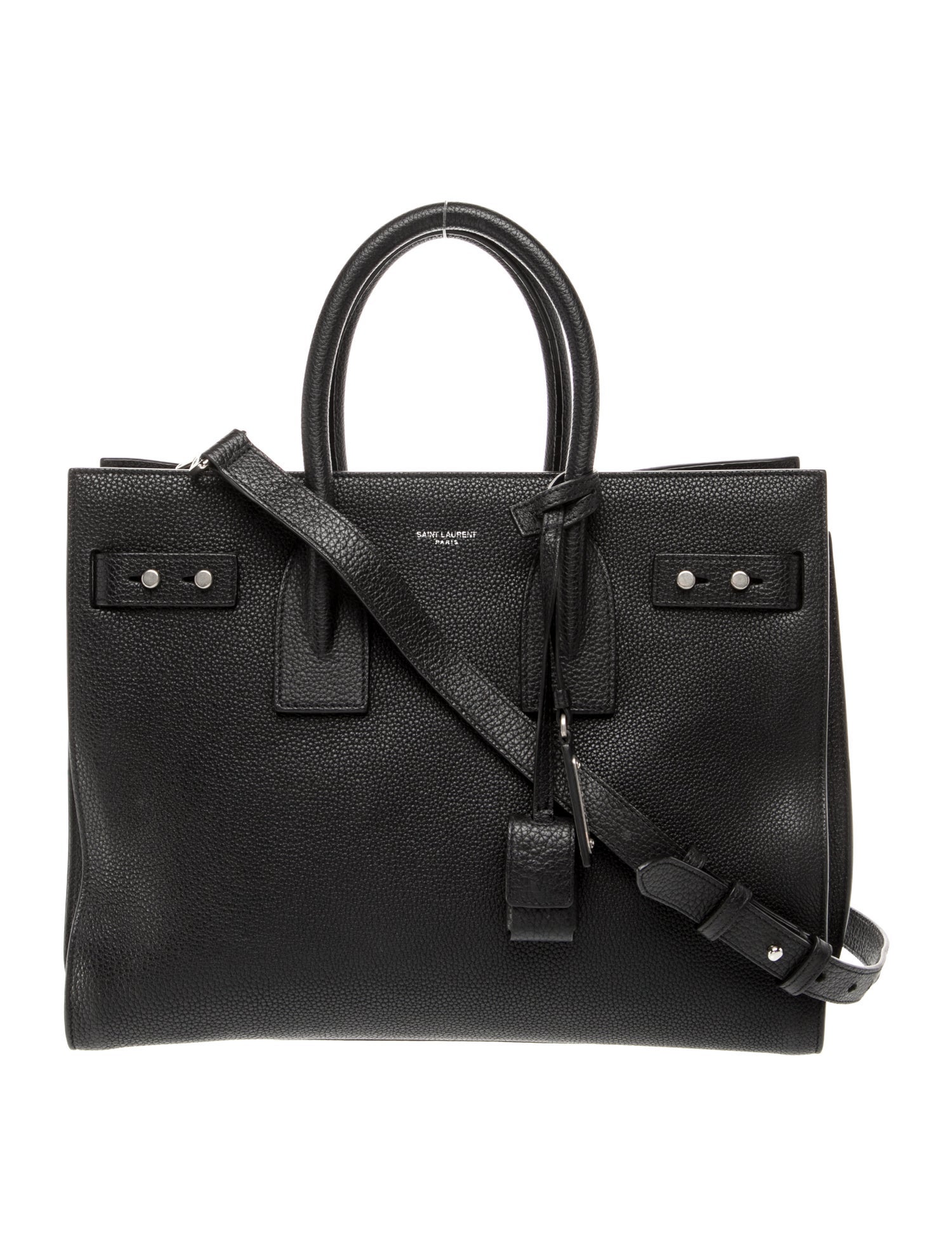 Saint Laurent Leather Sac De Jour Small