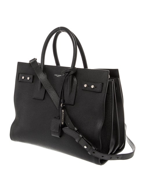 Saint Laurent Leather Sac De Jour Small