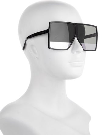 Saint Laurent Shield Tinted Sunglasses