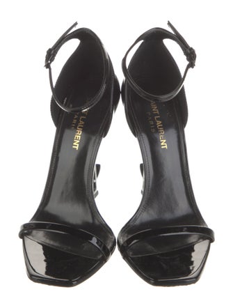 Saint Laurent Patent Leather Sandals