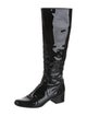 Saint Laurent Patent Leather Riding Boots