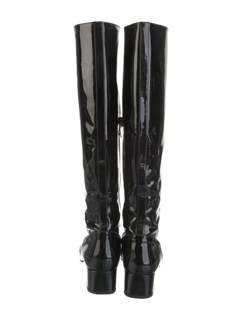 Saint Laurent Patent Leather Riding Boots