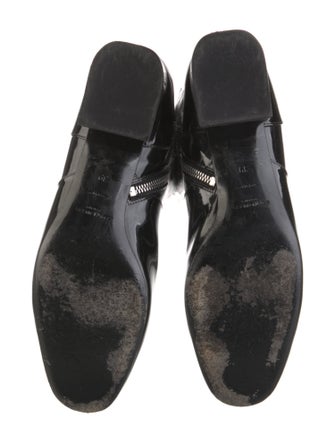 Saint Laurent Patent Leather Riding Boots