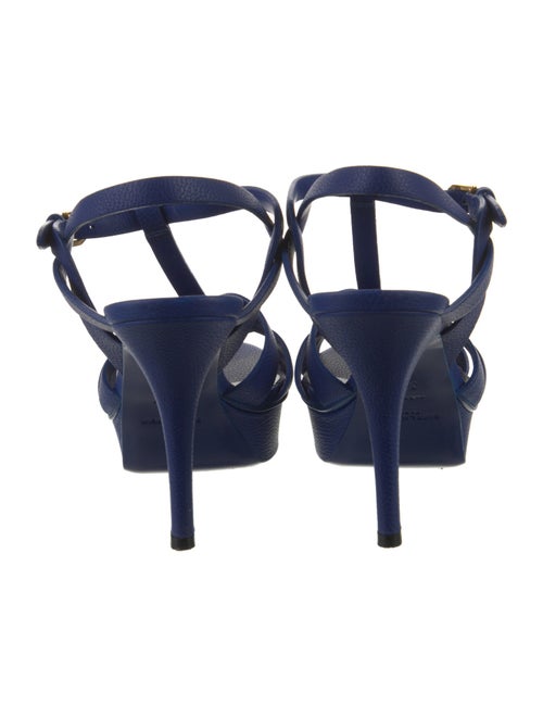 Saint Laurent Leather T-Strap Sandals