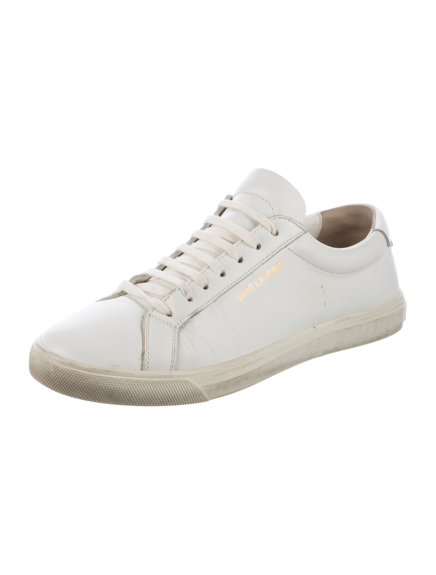 Saint Laurent Leather Sneakers