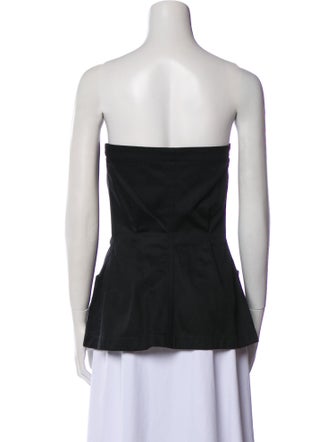 Saint Laurent Strapless Top
