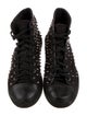Saint Laurent Canvas Studded Accents Sneakers
