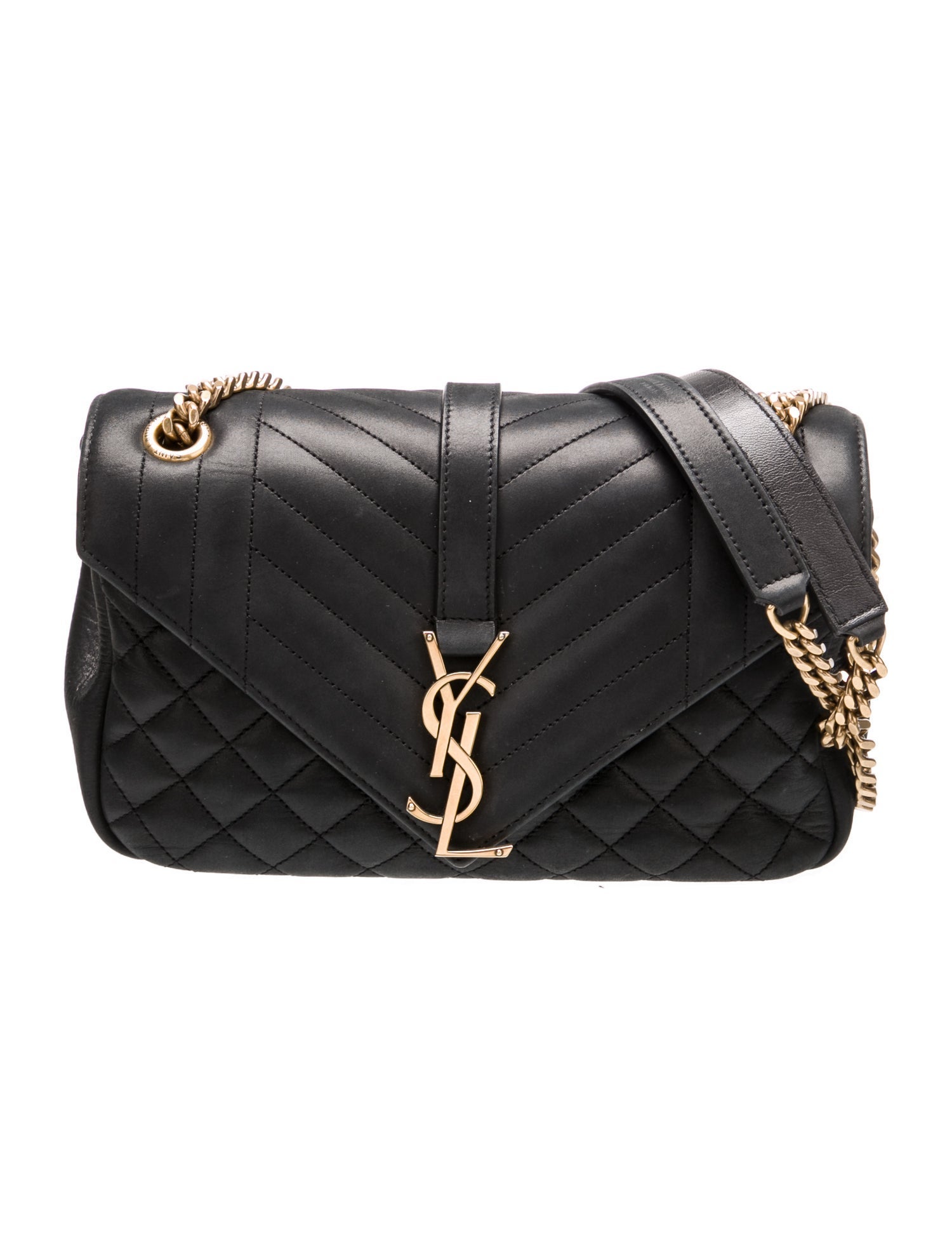 Saint Laurent Quilted College Medium