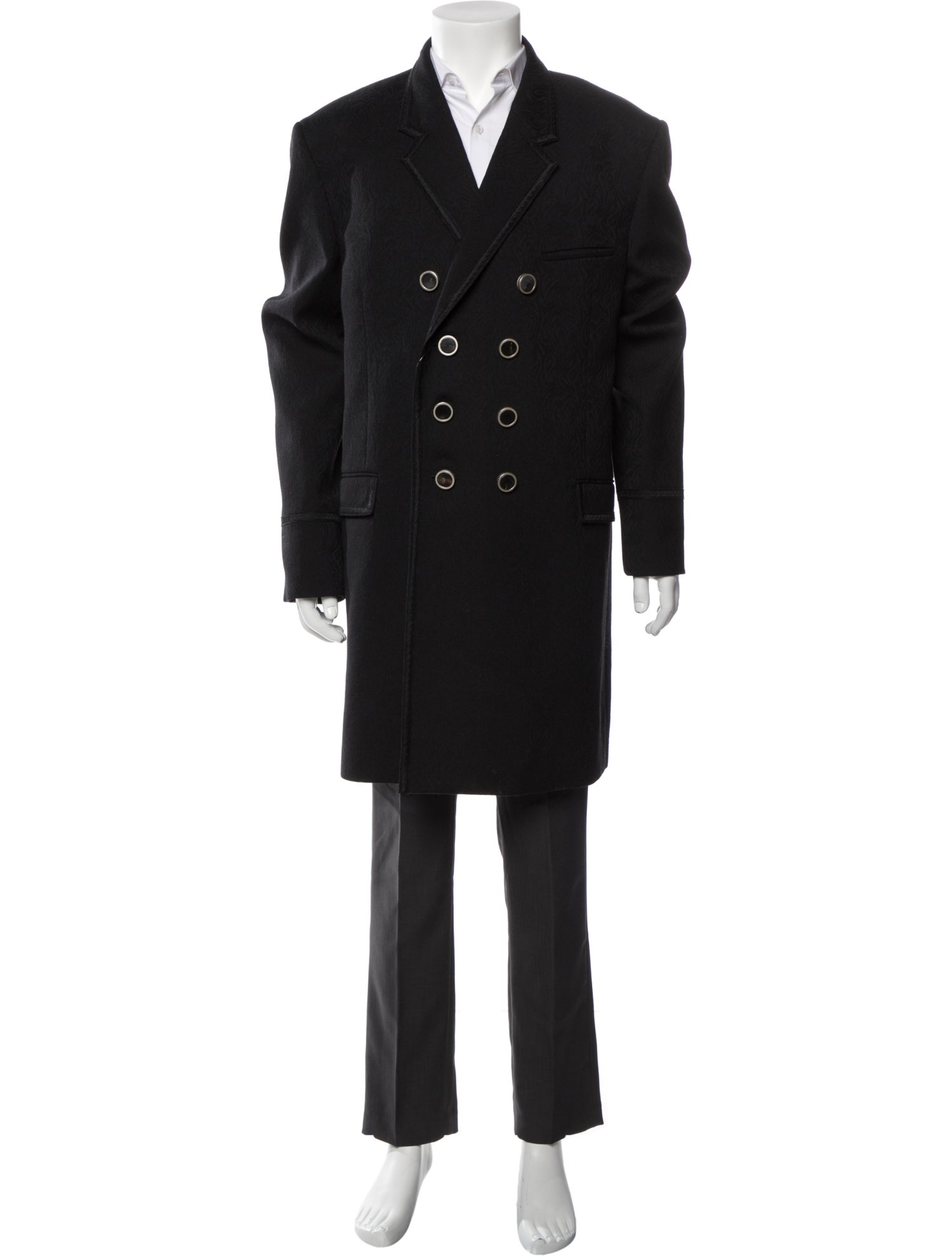 Saint Laurent Virgin Wool Overcoat