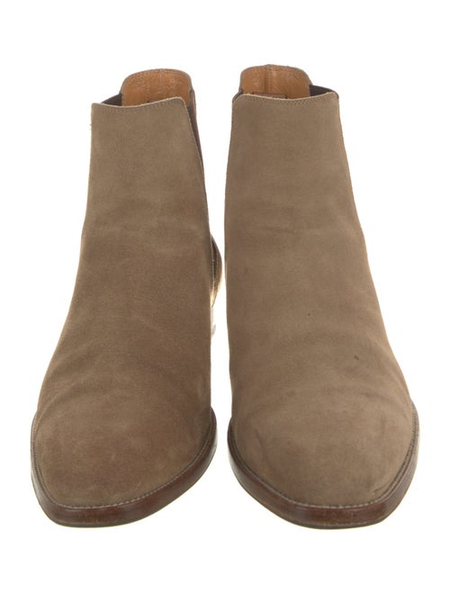 Saint Laurent Suede Chelsea Boots