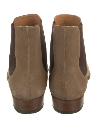 Saint Laurent Suede Chelsea Boots