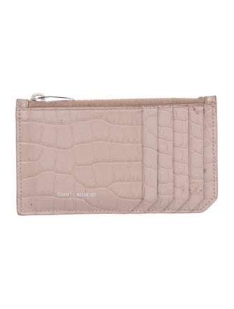 Saint Laurent Fragment Leather Wallet