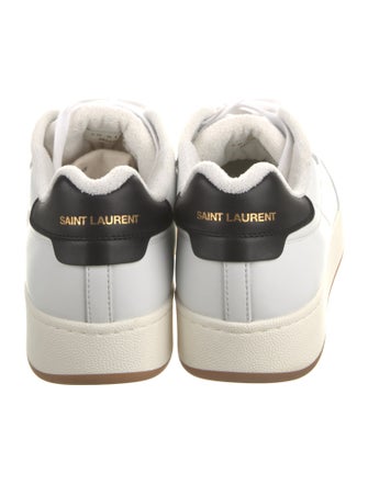 Saint Laurent Leather Colorblock Pattern Sneakers