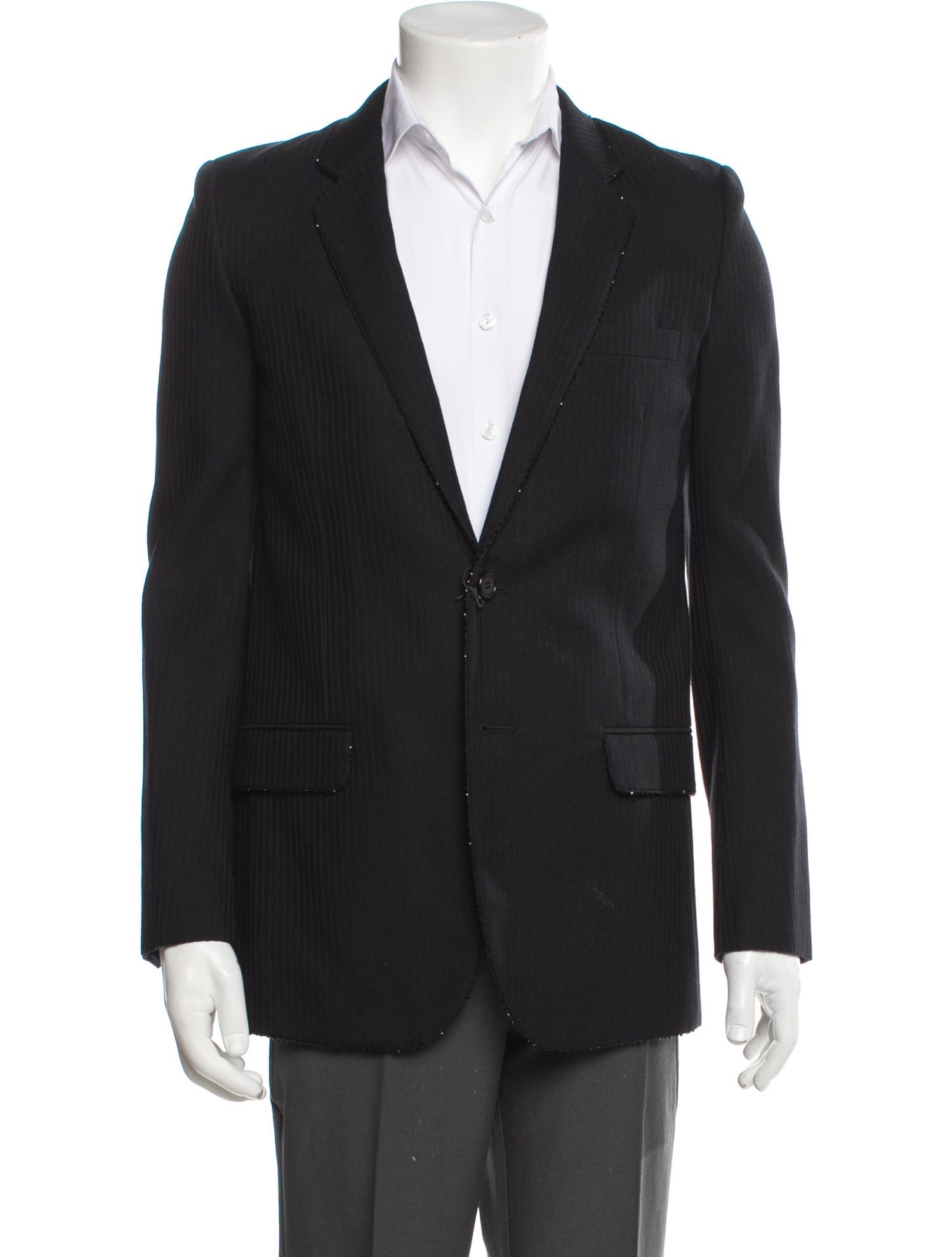 Saint Laurent Houndstooth Print Blazer w/ Tags