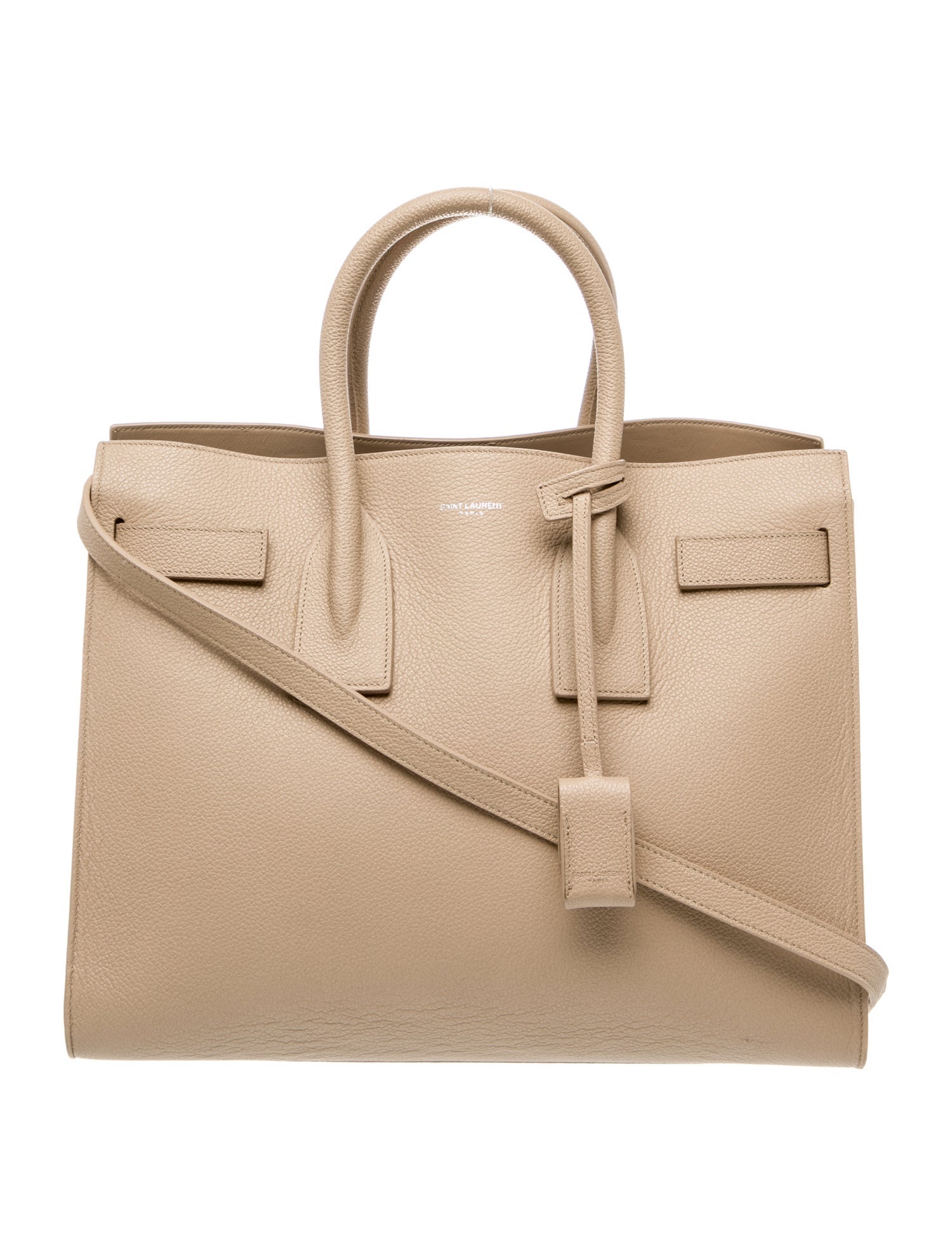 Saint Laurent Leather Sac De Jour Small