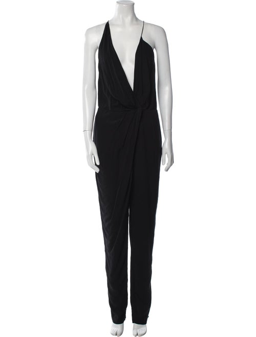 Saint Laurent Plunge Neckline Jumpsuit