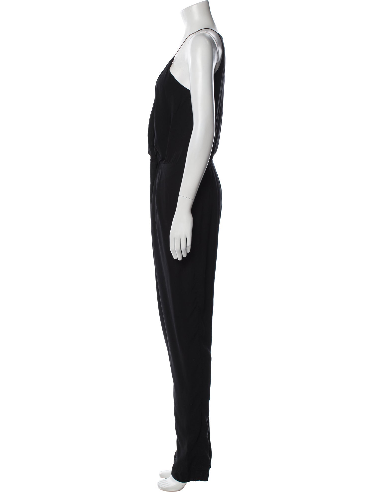 Saint Laurent Plunge Neckline Jumpsuit