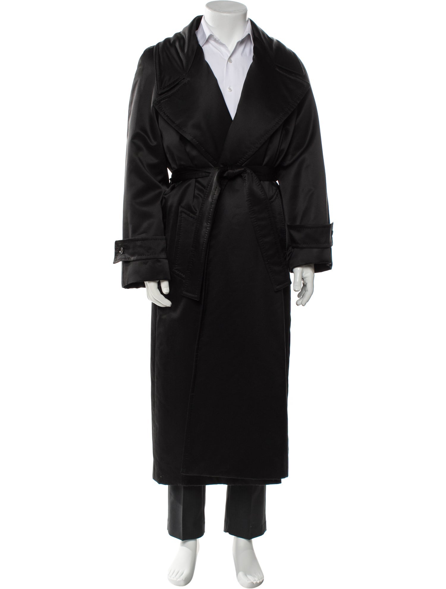 Saint Laurent 2022 Silk Trench Coat w/ Tags