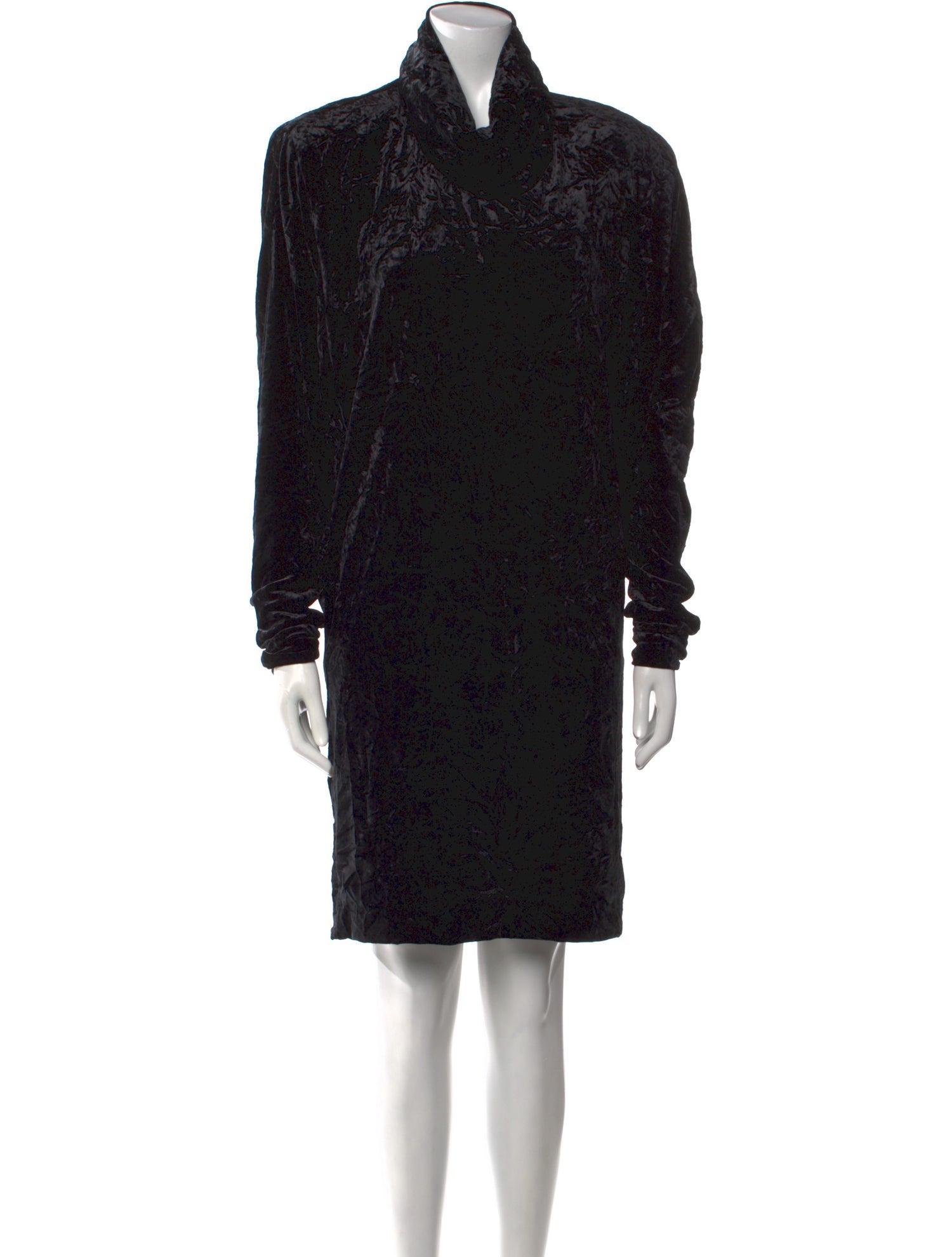 Saint Laurent Turtleneck Mini Dress