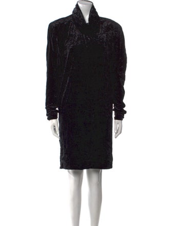 Saint Laurent Turtleneck Mini Dress