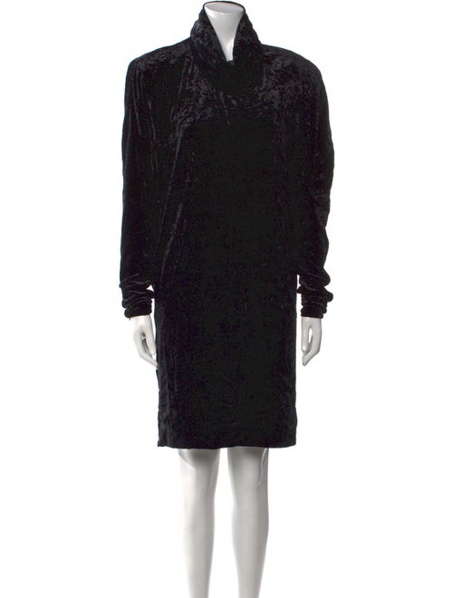 Saint Laurent Turtleneck Mini Dress