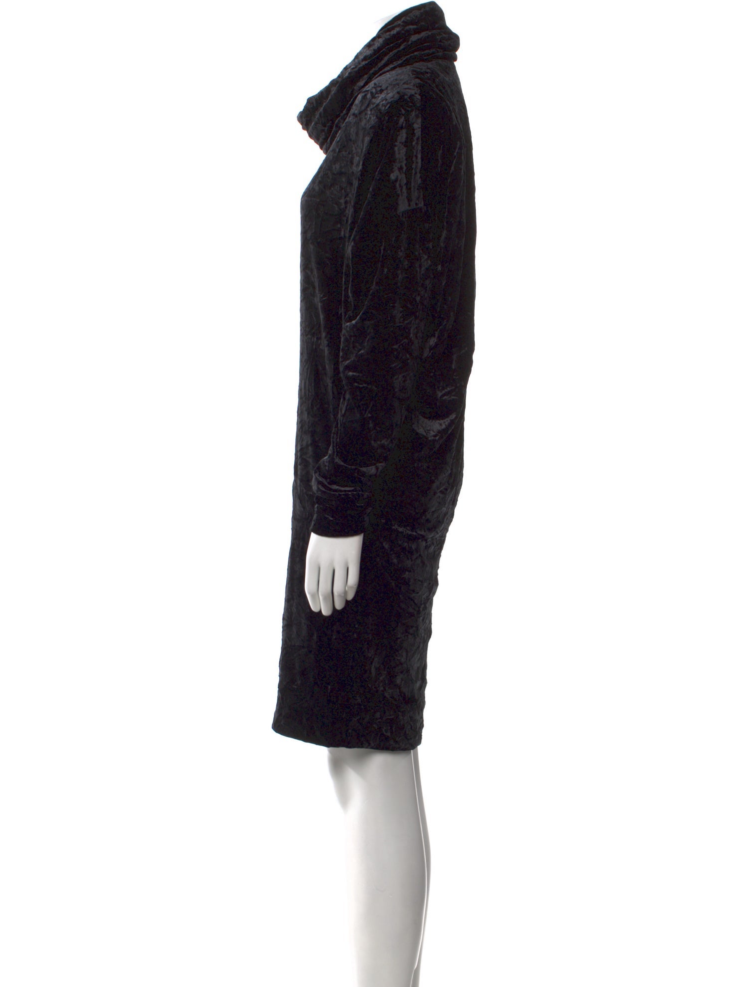 Saint Laurent Turtleneck Mini Dress