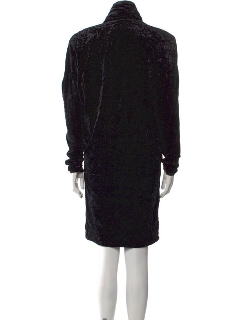 Saint Laurent Turtleneck Mini Dress