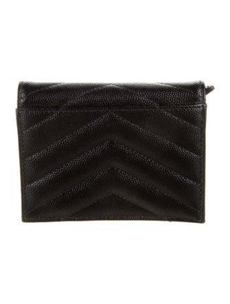 Saint Laurent 2020-2021 Cassandre Compact Wallet