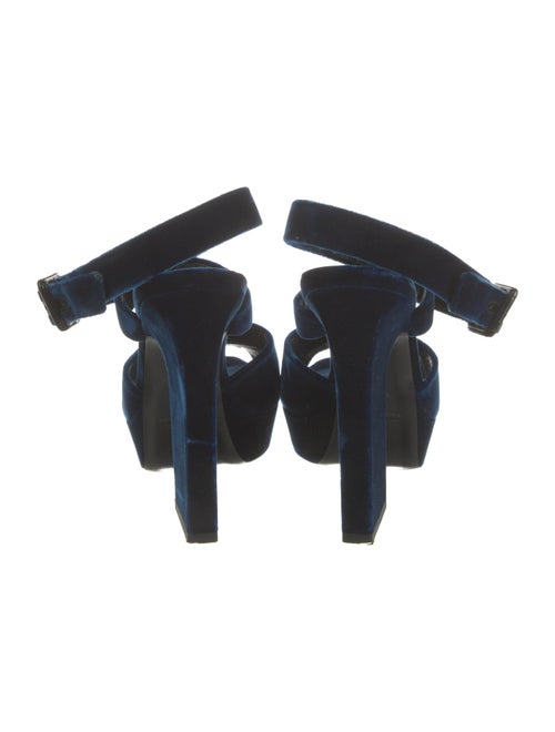 Saint Laurent Velvet Sandals