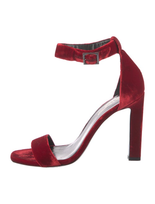 Saint Laurent Velvet Sandals