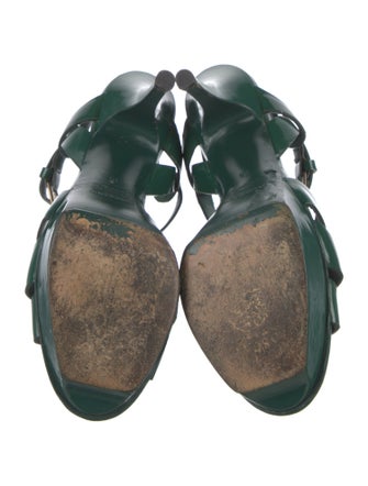 Saint Laurent Patent Leather Sandals