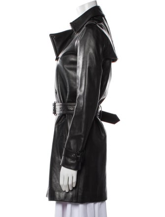 Saint Laurent 2018-2019 Leather Trench Coat