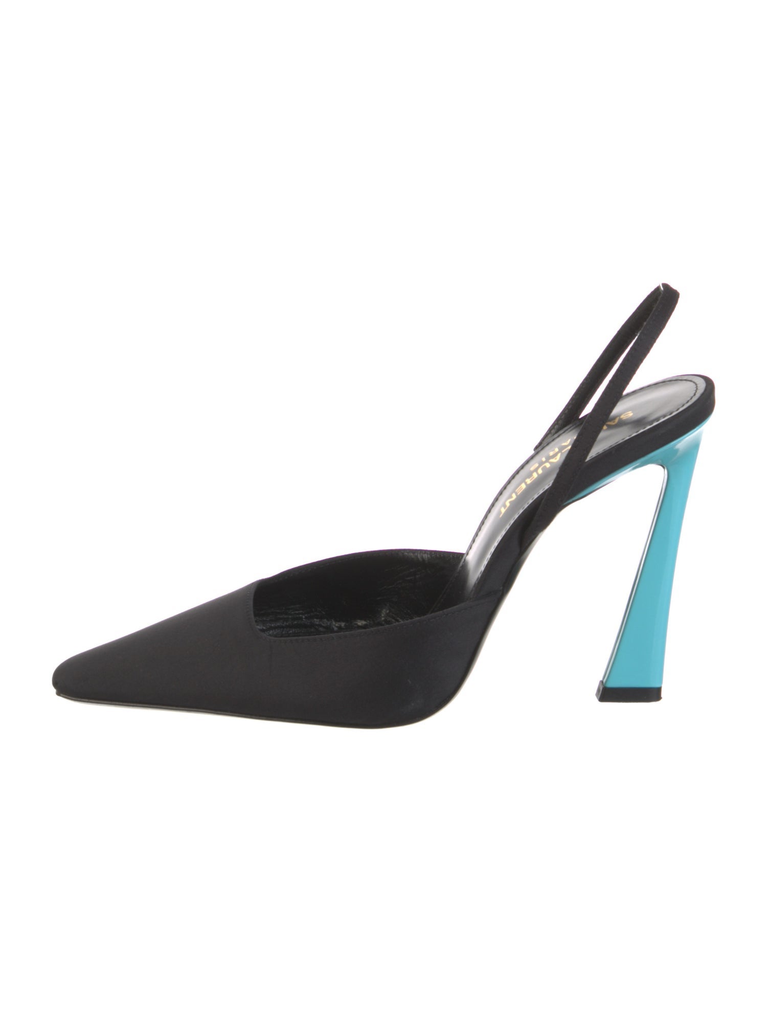 Saint Laurent Satin Slingback Pumps