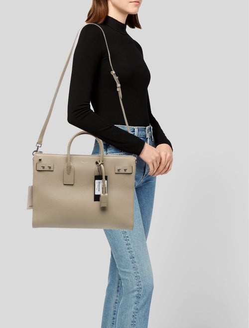 Saint Laurent Leather Sac De Jour Large 2023