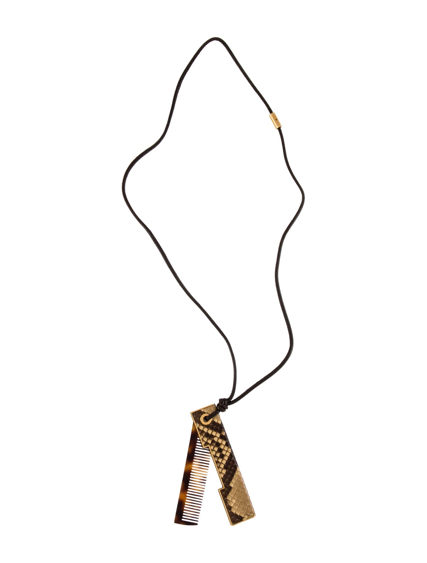 Saint Laurent Hair Comb Necklace