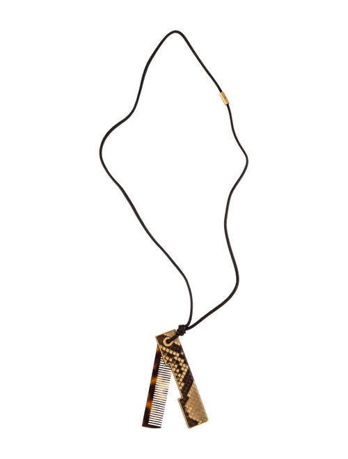 Saint Laurent Hair Comb Necklace